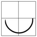 1/2 circle